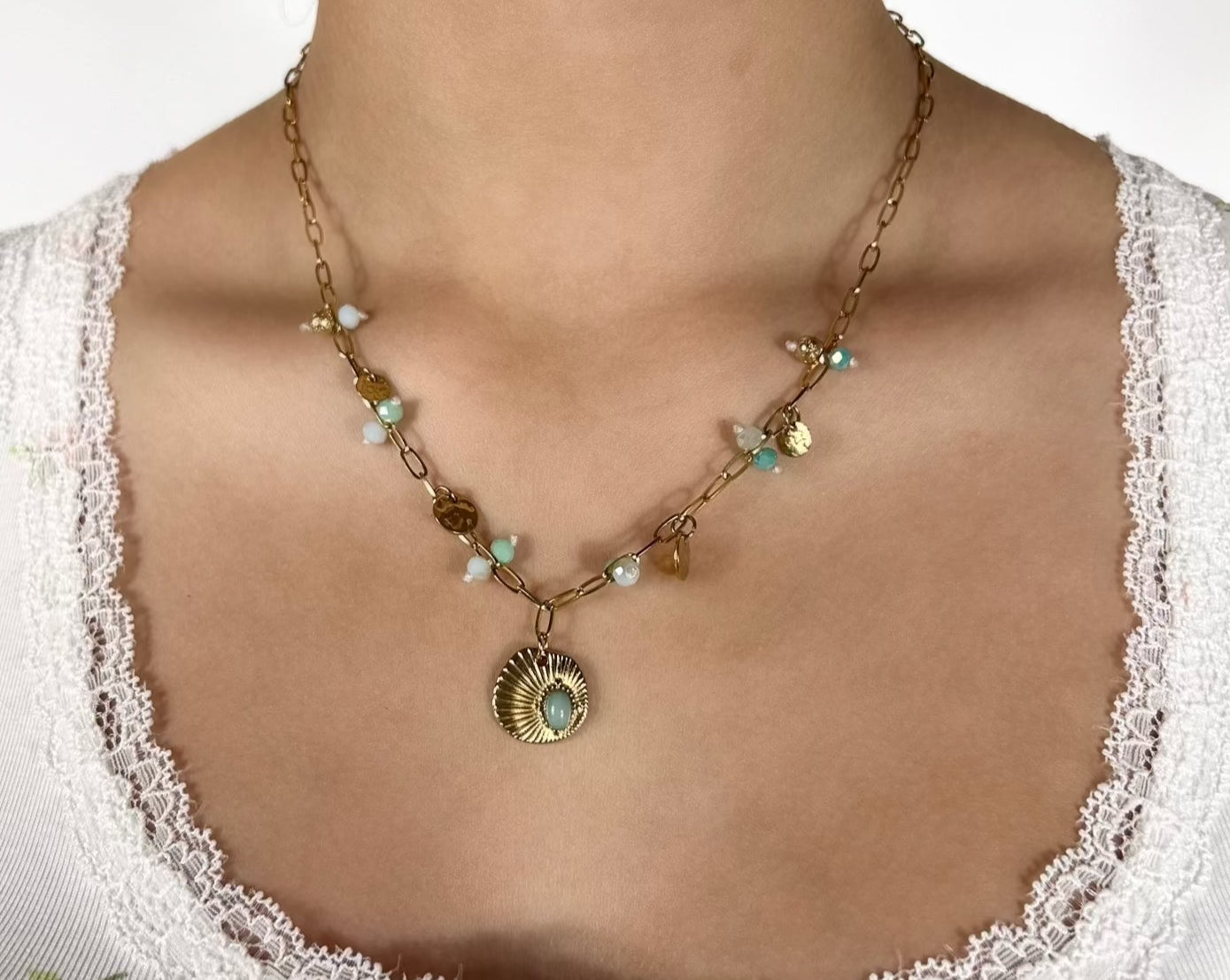 Collier turquoise