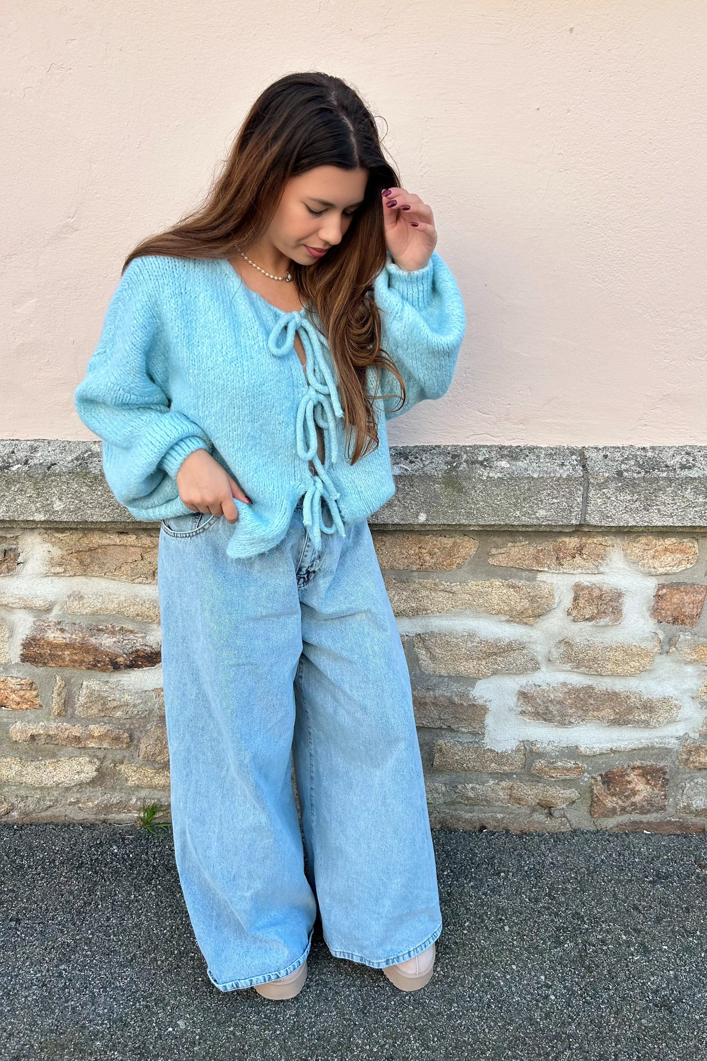 Gilet Zoé bleu